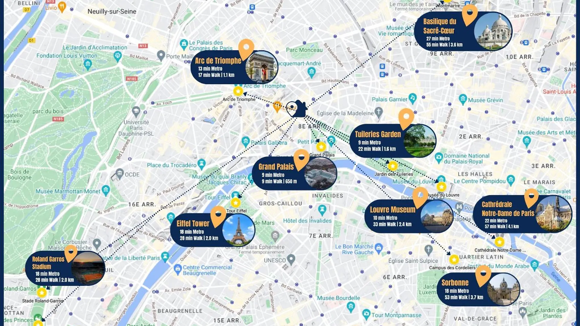 1Min Walk From Champs Elysees - Avenue Montaigne - Ac - Self-Checkin - Working Desk Parigi